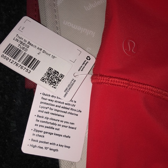 lululemon (2) Train to Beach High-Rise Swim Short 10" - Picture 6 of 16